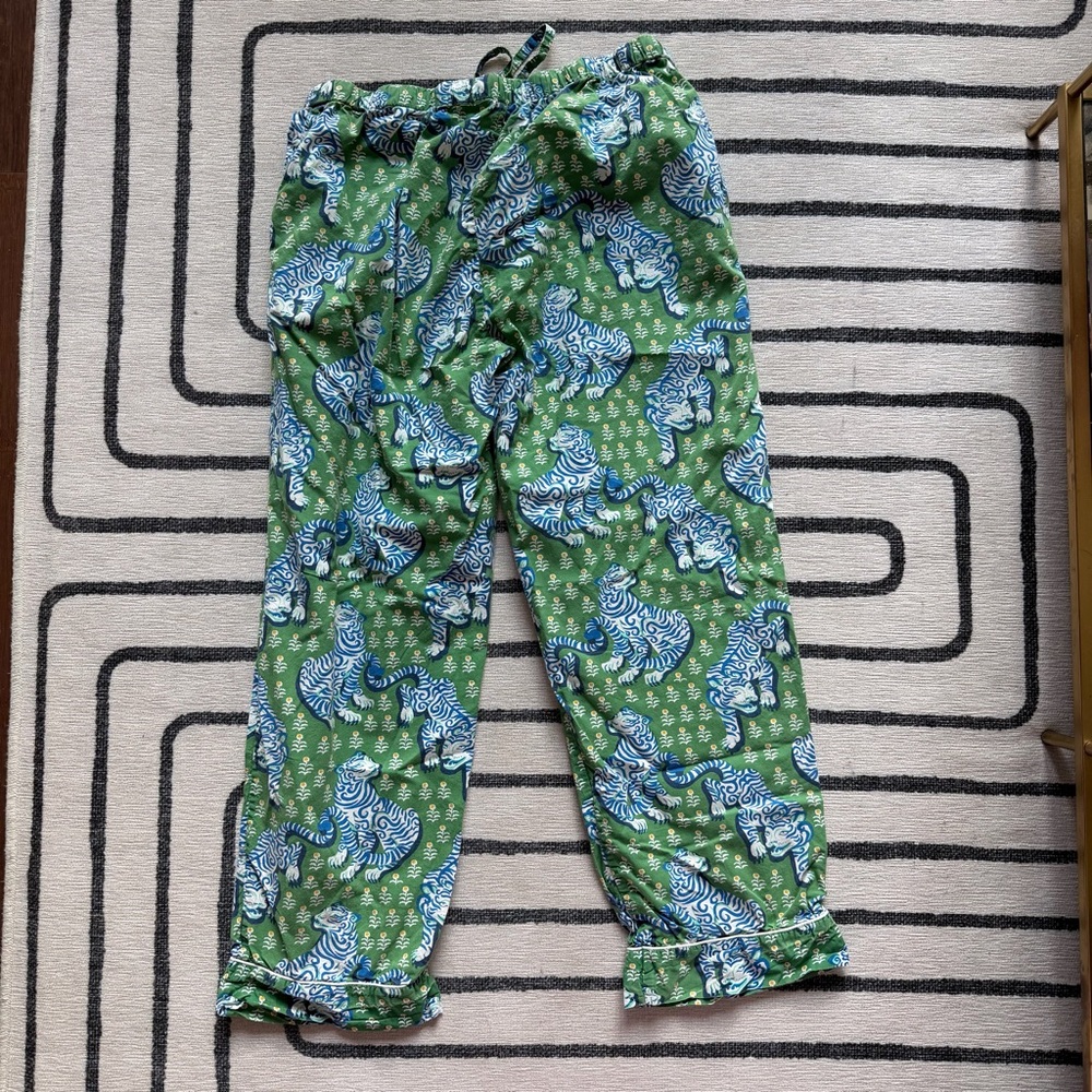 Printfresh Tiger Queen Long Cotton Pajama Set Size Medium - Picture 12 of 12
